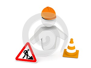 Road worker