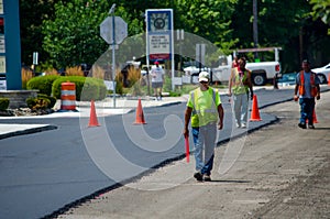 Road workers