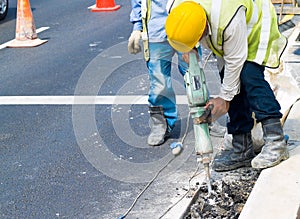 Carreteras trabajar 