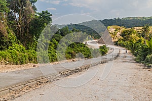 Road works on Siquijor island, Philippine