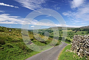 A road in the Yorkshire Dales