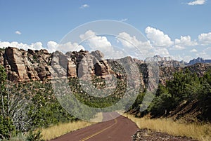 Road Through Zion National Park