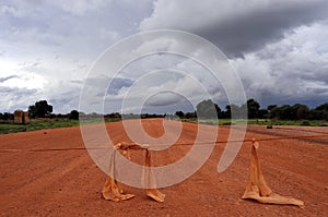 Roadblock in Africa photo