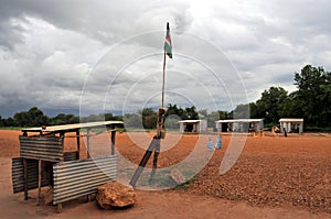 Roadblock in Africa photo