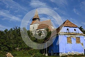 Roades Fortified Church, built in 1526, Brasov, Transylvania, Romania