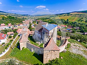 Roades Fortified Saxon Church in Transylvania Romania near Sighisoara and Biertan