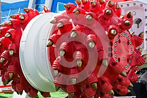 Mechanical mole mining equipment photo