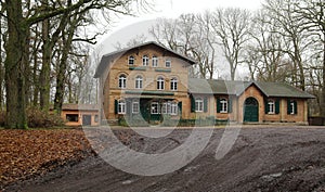 Roadhouse listed as monument in Guetzkow, Mecklenburg-Vorpommern, Germany