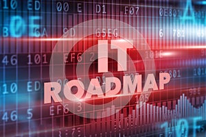 IT roadmap concept