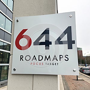 Roadmaps Focus Target on white background