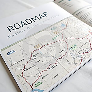 Roadmaps Focus Target isolated on white background