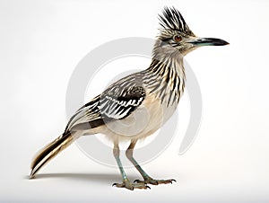 Roadrunners, also known as chaparral birds or chaparral cocks, are fast-running ground cuckoos. Generative AI photo