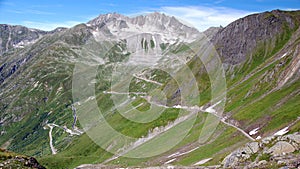 Roads in the Alps