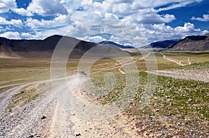 Roads in Mongolia