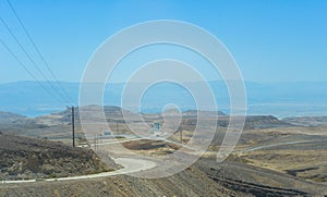 Roads in the negev desert