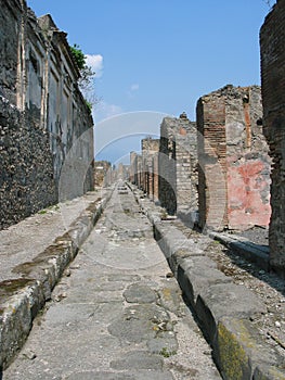 Roads of Pompei photo