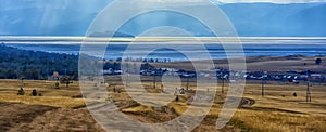 roads in the steppe, Baikal photo