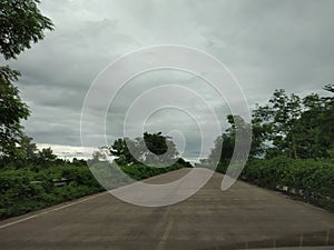 Roads on the way to guwahati, Assam