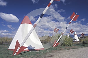 Roadside attraction of teepees