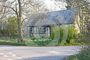 Roadside cottage and garden