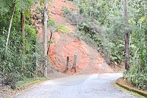 Roadside erosion