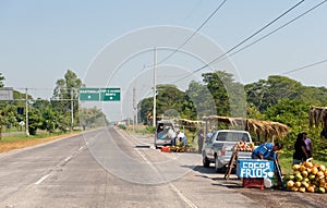 Roadside fruit stand