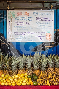 Roadside Fruit Stand in Maui