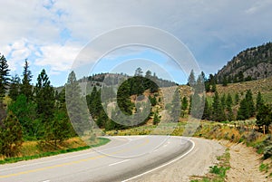 Roadside mountain view