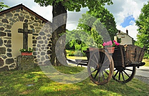 Roadside shrine, France photo