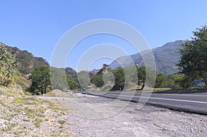 Roadside in Sierra Madre Mountains of Jalisco photo