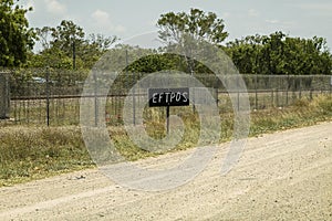 Roadside Signage Advertising Eftpos Facilities