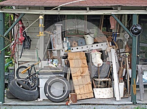 A Roadside Used Items Yard Sale.