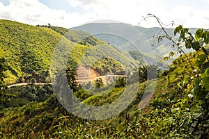 Roadside view between Xieng Khouang and Luang Prabang