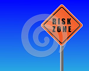 Roadsign risk zone.