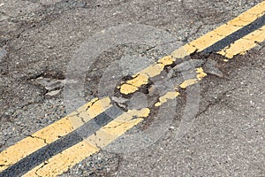 Roadway damage