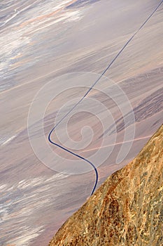 Roadway in Death Valley