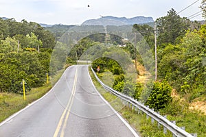 Roadway near Pinar del Rio, Cuba photo