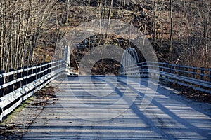 Roadway and old bridge