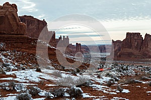 Roadway thru Arches NP