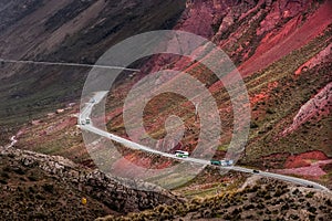 Roadway to Ticlio in Peru