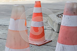 Roadwork with Cones photo