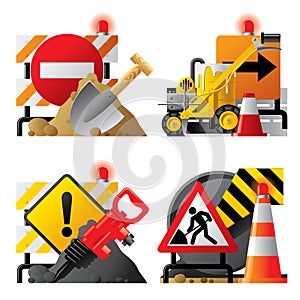 Roadwork icons
