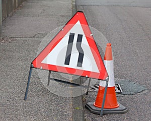 Roadwork sign