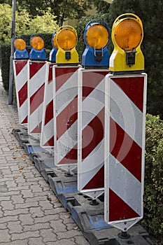 Roadwork signs