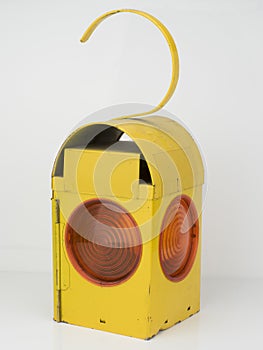 Roadworks lamp from 1970s