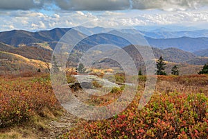 Roan Mountain NC Autumn Appalachian Trail Hike photo