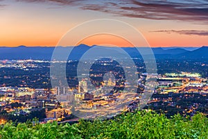 Roanoke, Virginia, USA Skyline