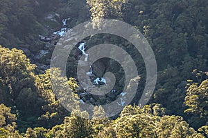 Roaring Billy Falls, Located in Mt Aspiring National Park, New Zealand