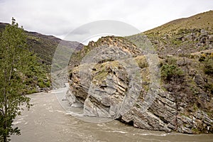 Roaring Meg Lookout, in Otago New Zealand