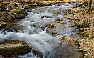 Roaring Run Creek in the Blue Ridge Mountains